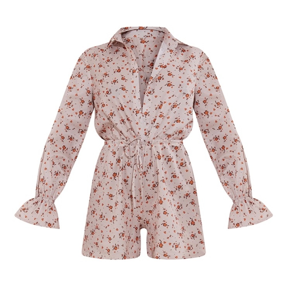 Floral print romper